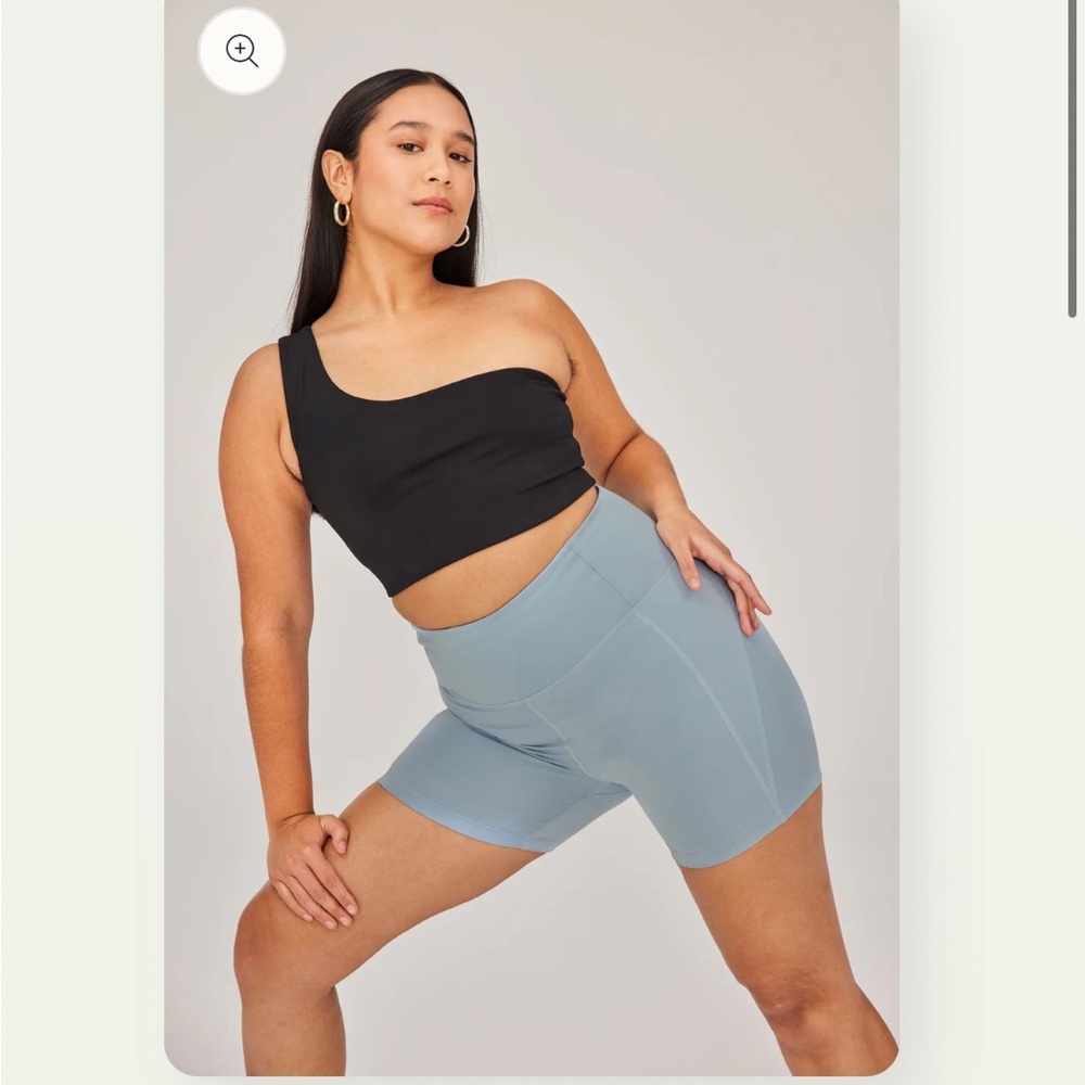 Girlfriend Collective Bianca One Shoulder Bra medium
